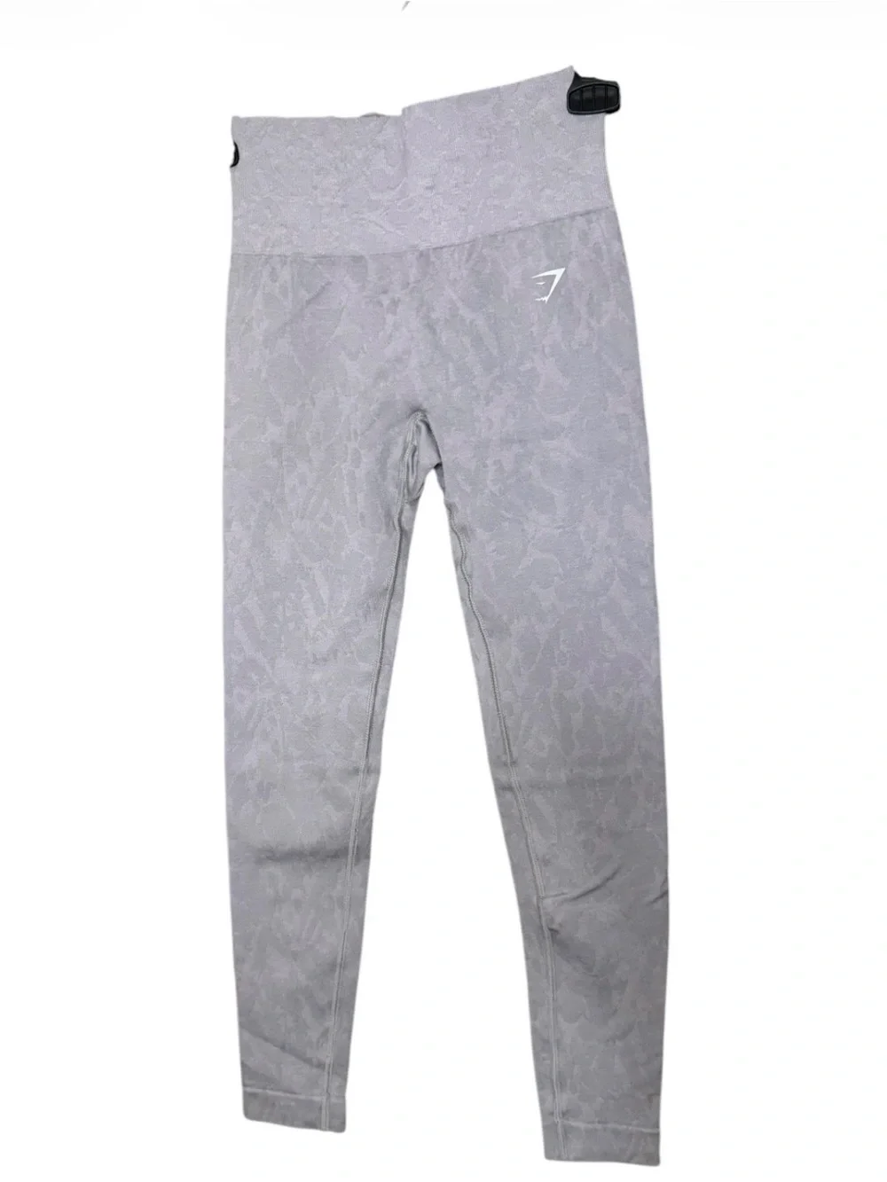Gymshark High-Waist Light Grey Textured Leggings
